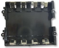 BOX ENCLOSURES - SBH-4AA-BK - 電池座 4XAA 黑色