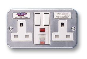 TIMEGUARD - RCD07M - 電源插座 2組 RCD 非閉鎖