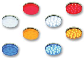 CML INNOVATIVE TECHNOLOGIES - CML24BC - 發(fā)光二極管燈 GX53 24V 藍(lán)色 透明