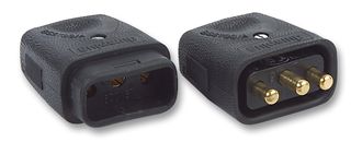 MK (ELECTRIC) - LCP103BLK - 直插連接器 3針 黑色