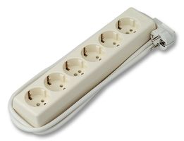 APSA - 5501/1.4 WS - 多路電源插座 SCHUKO 帶開(kāi)關(guān) 5路