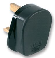 PRO ELEC - R9248-13ABK - 英式電源插頭 13A 橡膠 黑色