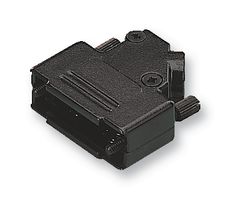 MH CONNECTORS - D45ZK-25B-K - 連接器后殼 D-sub 黑色 45度 25路