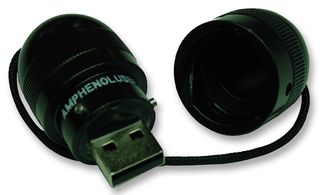 AMPHENOL - USBKEY1024B - 存儲(chǔ)鍵 USB 密封 黑色