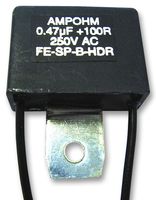 AMPOHM WOUND PRODUCTS - FE-SP-B-HDR28-470/100 - 接觸抑制器 0.47uF 100Ω