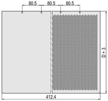 SCHROFF - 30860-505 - 蓋板 無孔 460MM