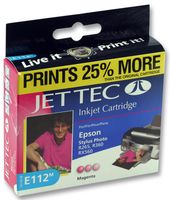 JETTEC - E112M - 打印墨盒 T0803 紫紅色