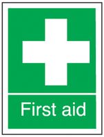 ROEBUCK - S156T/S - 標(biāo)志 'FIRST AID' 250X200mm