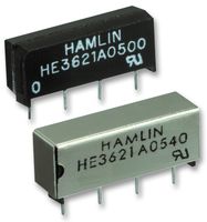HAMLIN ELECTRONICS - HE3621A0500 - 簧片繼電器 5VDC SPST-常開(kāi)
