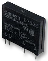 OMRON ELECTRONIC COMPONENTS - G3MB-202P-4-DC5 - 固態(tài)繼電器 PCB SPST 5VDC