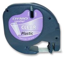 DYMO - S0721530 - 標(biāo)簽打印帶 塑料 透明 12mmX4m