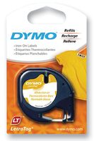 DYMO - S0718850 - 標(biāo)簽打印帶 熨燙 白色 12mmX4m