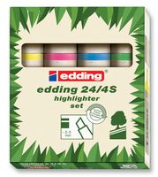 EDDING - 24/4S - 熒光筆套件 4色